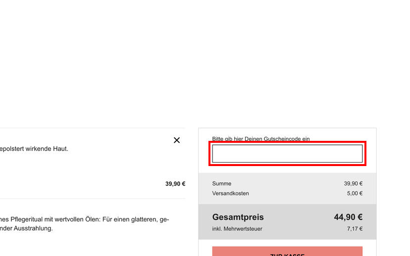Babor Gutschein einlösen