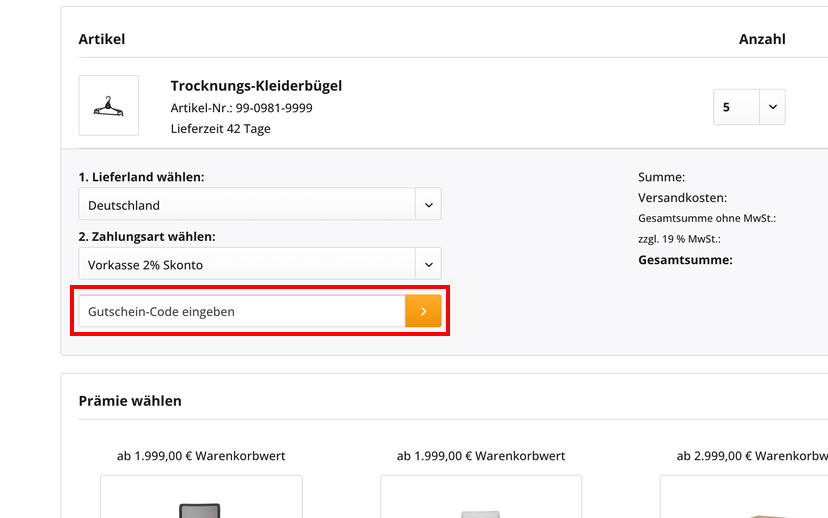 BIGBOXX Gutschein einlösen BIGBOXX Gutschein einlösen