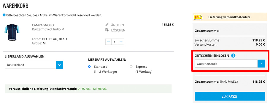 Bobshop Gutschein einlösen Bobshop Gutschein einlösen