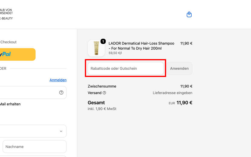 Cosmadic Rabattcode einlösen