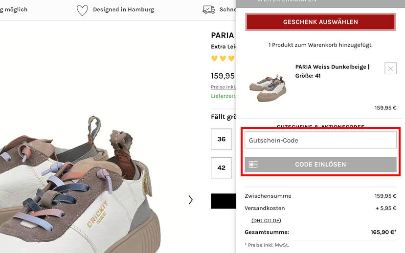 CRICKIT Rabattcode einlösen CRICKIT Rabattcode einlösen