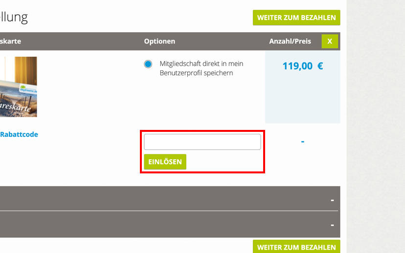 daydreams Gutschein einlösen