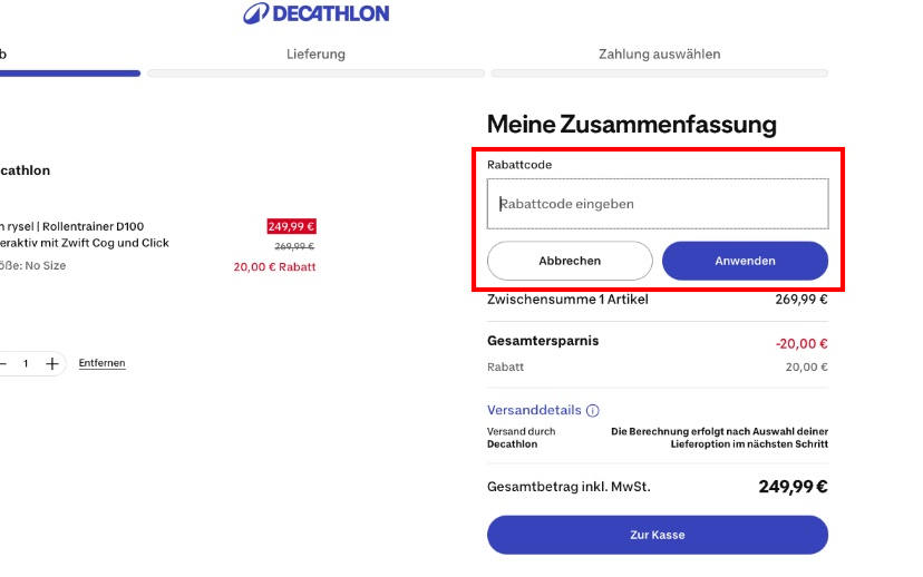 Decathlon Gutschein einlösen Decathlon Gutschein einlösen