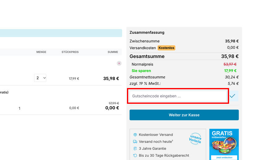 Druckerpatronen.de Gutschein einlösen Druckerpatronen.de Gutschein einlösen