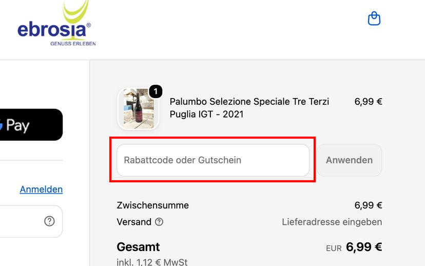 ebrosia Gutschein einlösen ebrosia Gutschein einlösen