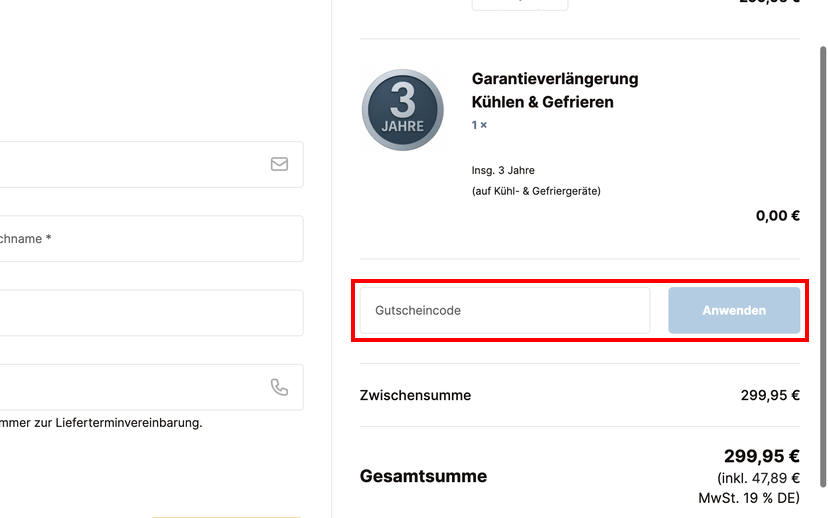 exquisit Gutschein einlösen