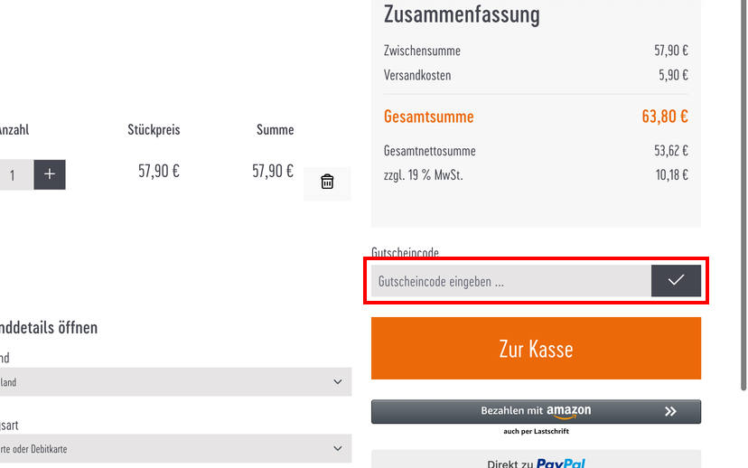 FaFit24 Gutschein einlösen