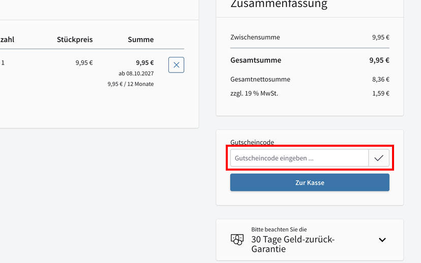 G DATA Gutschein einlösen