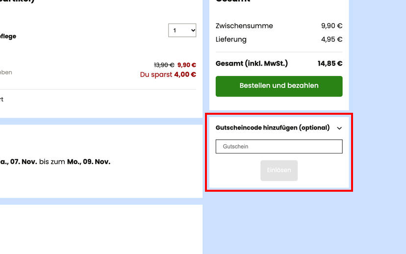 Hardloop Gutschein einlösen