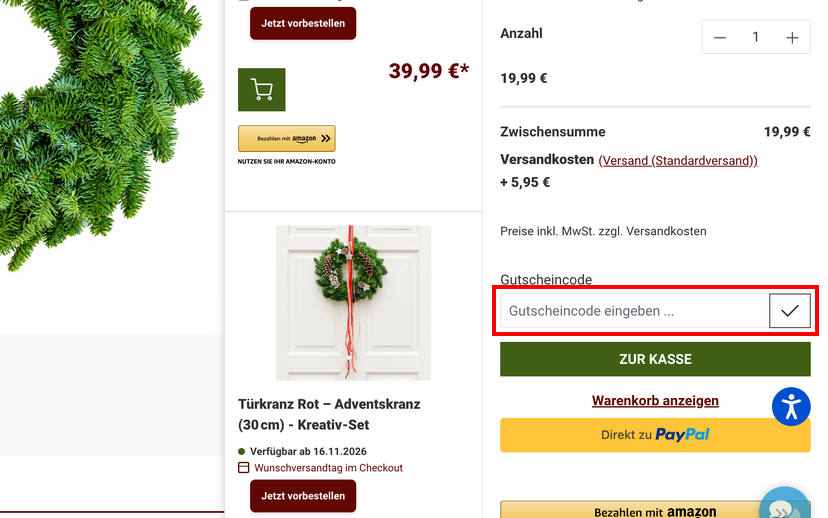Kaisertanne Gutschein einlösen Kaisertanne Gutschein einlösen