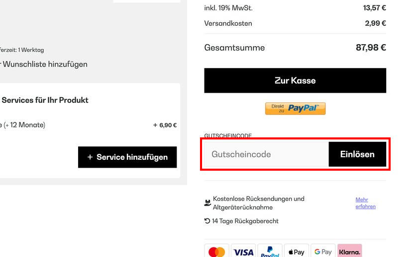 Klarstein Gutscheincode einlösen Klarstein Gutscheincode einlösen