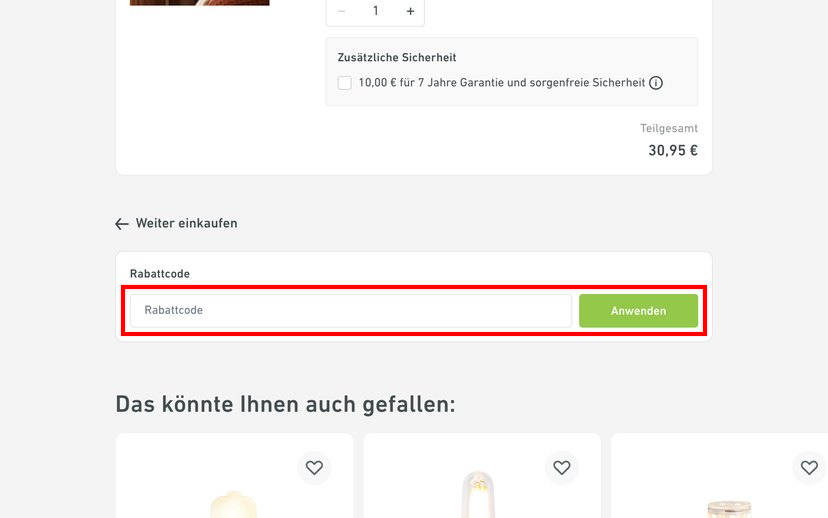 lampenundleuchten Rabattcode einlösen lampenundleuchten Rabattcode einlösen