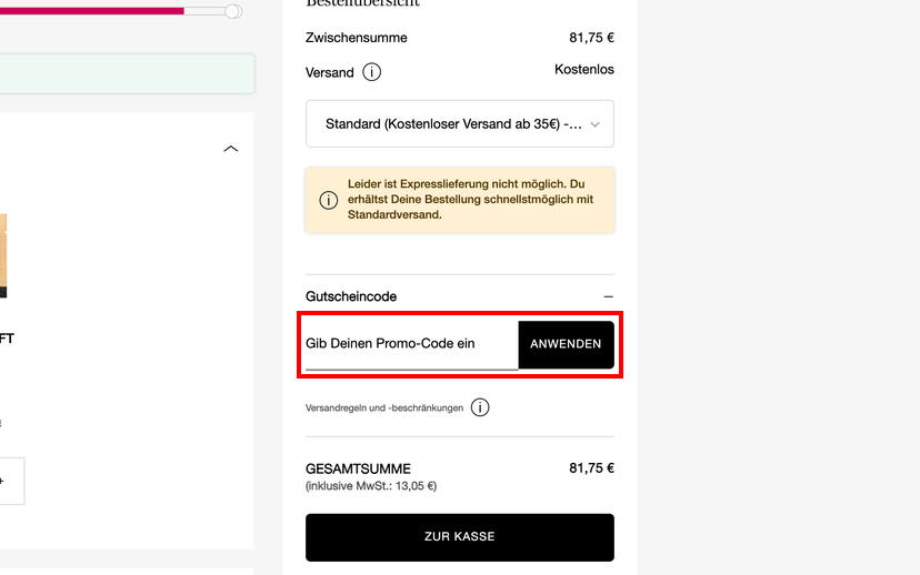 Lancôme Rabattcode einlösen