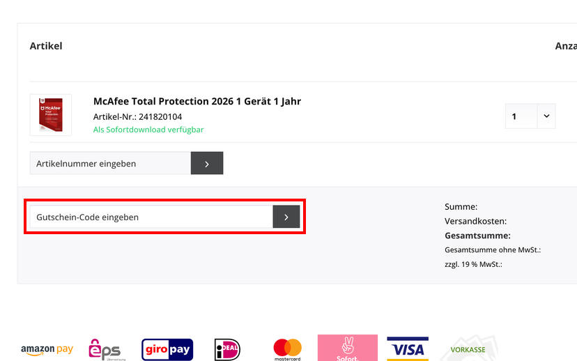 Licensix Gutschein einlösen