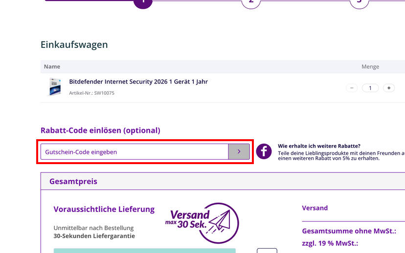 Lizenzguru Gutschein einlösen