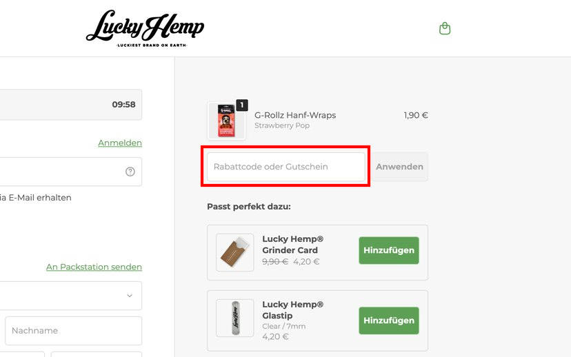 Lucky Hemp Rabattcode einlösen Lucky Hemp Rabattcode einlösen