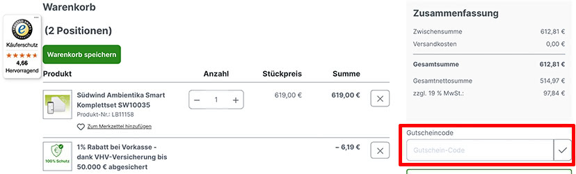 Luftbude Gutschein einlösen