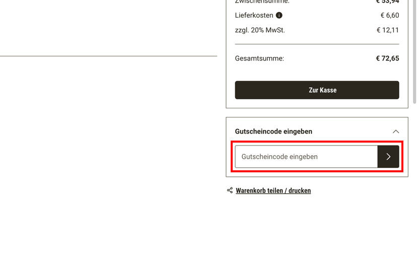 LUSINI Gutscheincode einlösen LUSINI Gutscheincode einlösen