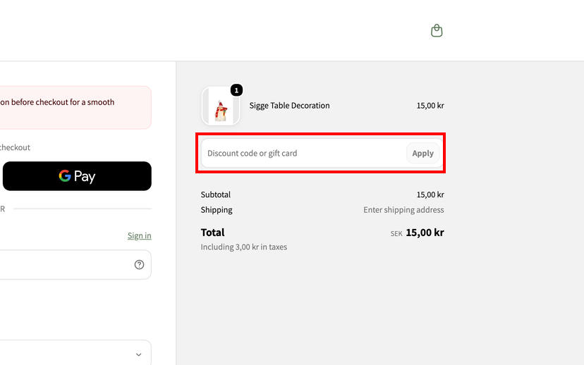 Markslöjd Gutschein einlösen Markslöjd Gutschein einlösen