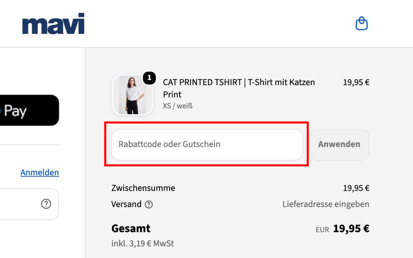 mavi Rabattcode einlösen mavi Rabattcode einlösen