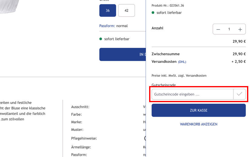 Moser Gutschein einlösen Moser Gutschein einlösen