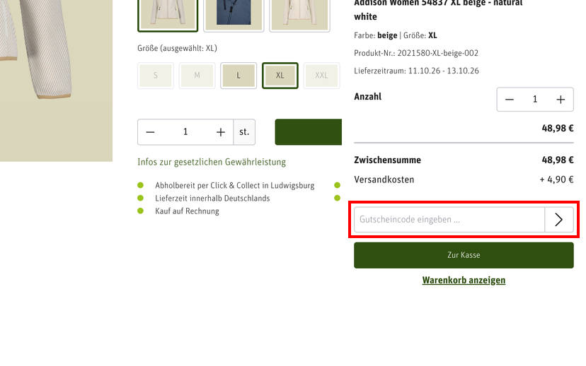 Naturzeit Gutschein einlösen Naturzeit Gutschein einlösen