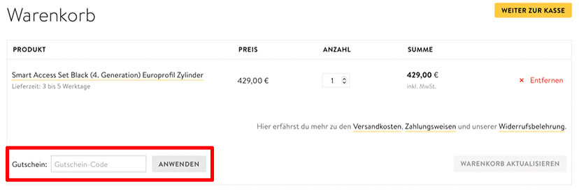 Wo löse ich den Nuki Gutschein ein Wo löse ich den Nuki Gutschein ein