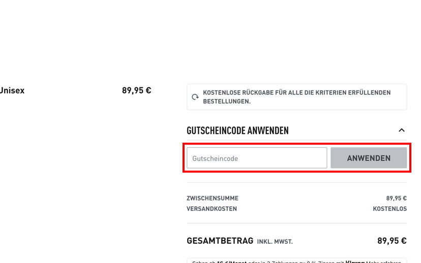 Puma Rabattcode einlösen