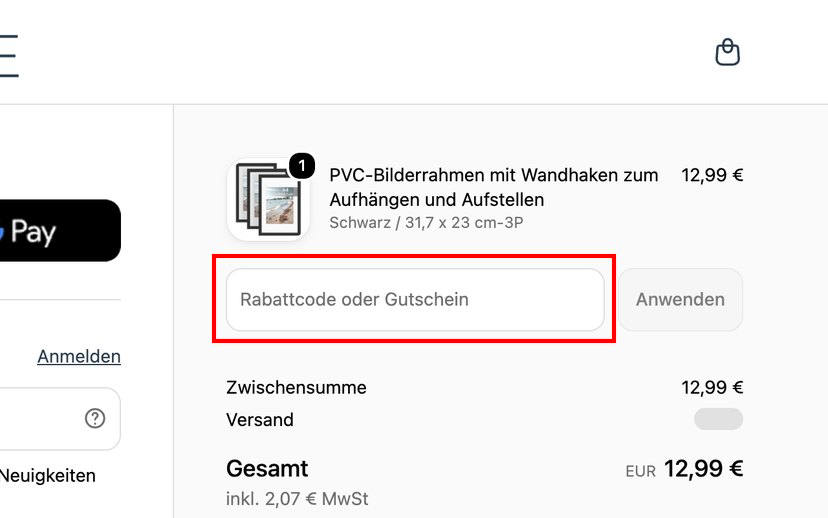 Songmics Gutschein einlösen Songmics Gutschein einlösen