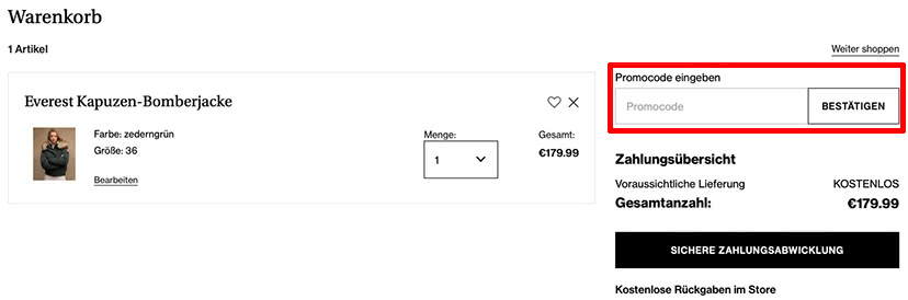 Superdry Rabattcode einlösen