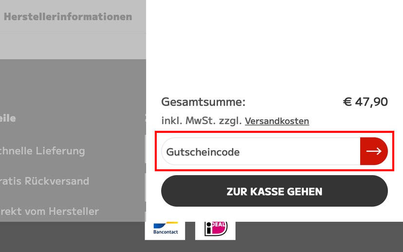 Superfit Gutscheincode einlösen