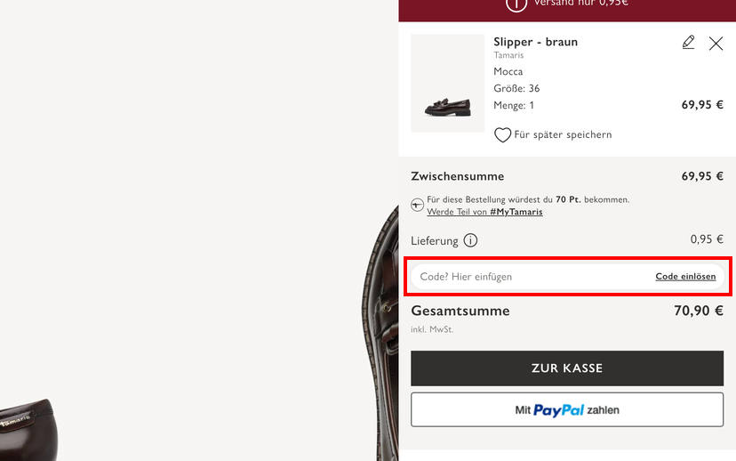 Tamaris Rabattcode einlösen Tamaris Rabattcode einlösen