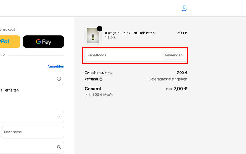 Wegain Gutschein einlösen Wegain Gutschein einlösen