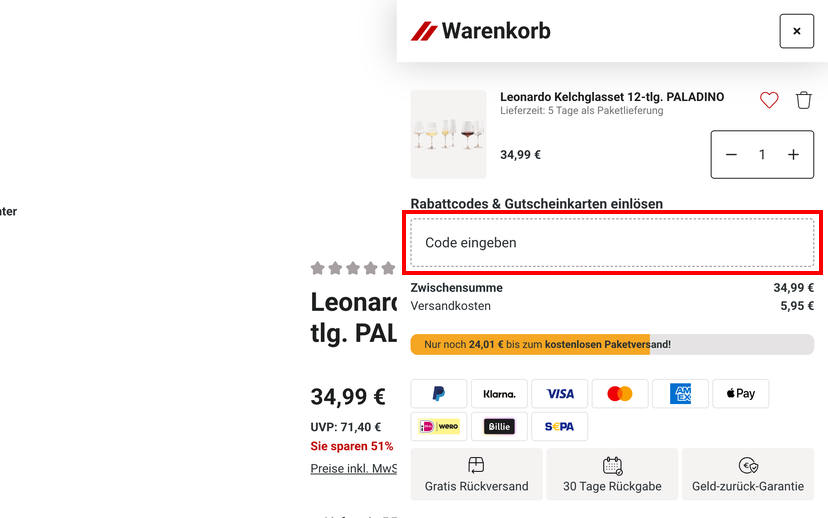 Zurbrüggen Rabattcode einlösen